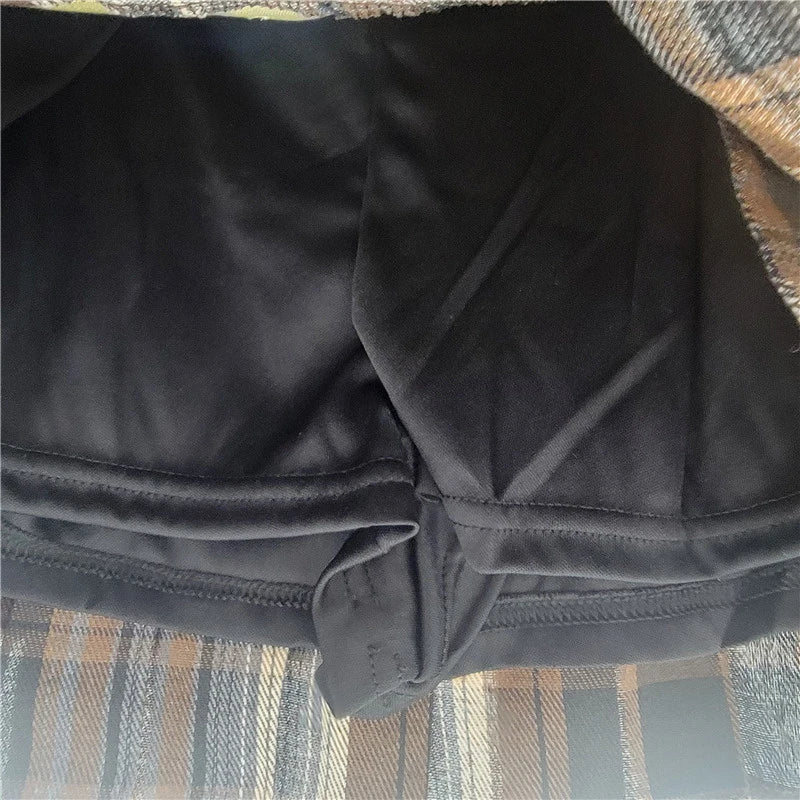 Spring New Fashion Fake Two-Piece PU Leather Patchwork Pleated Short Skirt For Women Side Zipper Skirts 11A07885