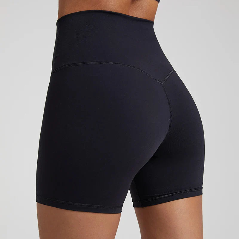 No Front Seam High Waisted Biker Shorts Sport Women Fitness Spandex Leggings Booty Buttery Soft Gym Workout Yoga Shorts 5 Inches