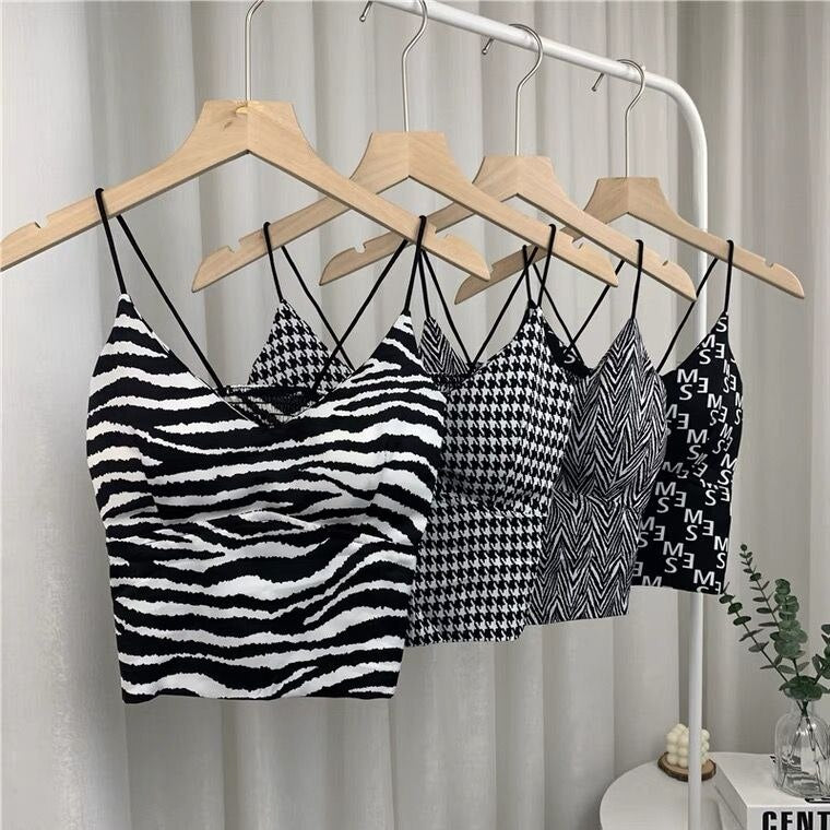 Y2k Tops Women Corset Top Korean Fashion Leopard Crop Top Camis Streetwear Sexy Tank Top Coquette 2024 Summer New