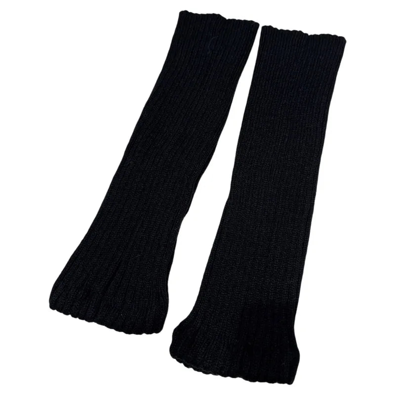 Winter New Fashion Sweet Solid Color Thick Knitted Calf Socks For Women Versatile Stretch Female 11A07716