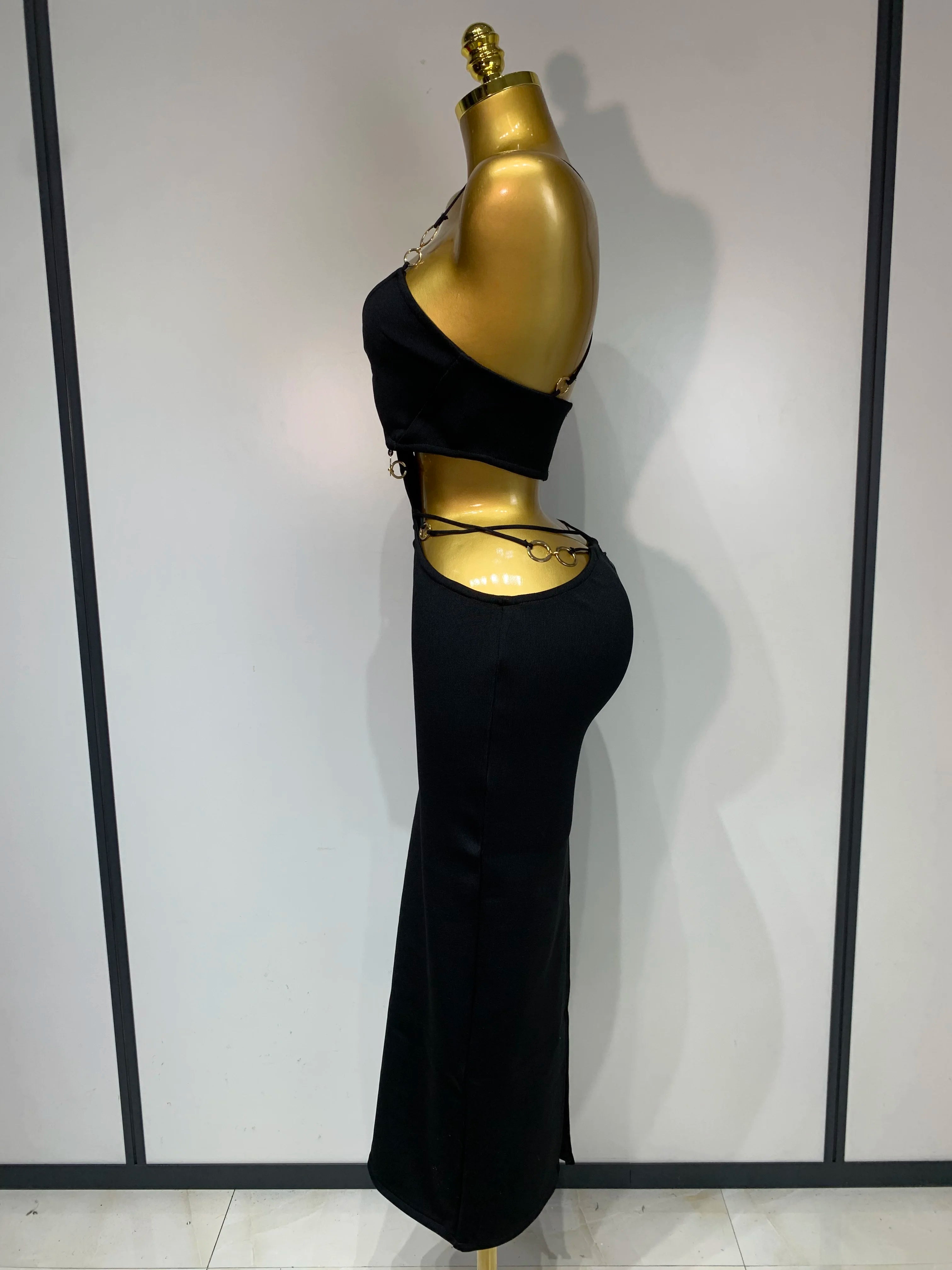 Women Sleeveless Sexy Spaghetti Strap Hollow Out Bodycon Long Bandage Dress 2025 Celebate Elegant Luxury Birthday Club Dresses