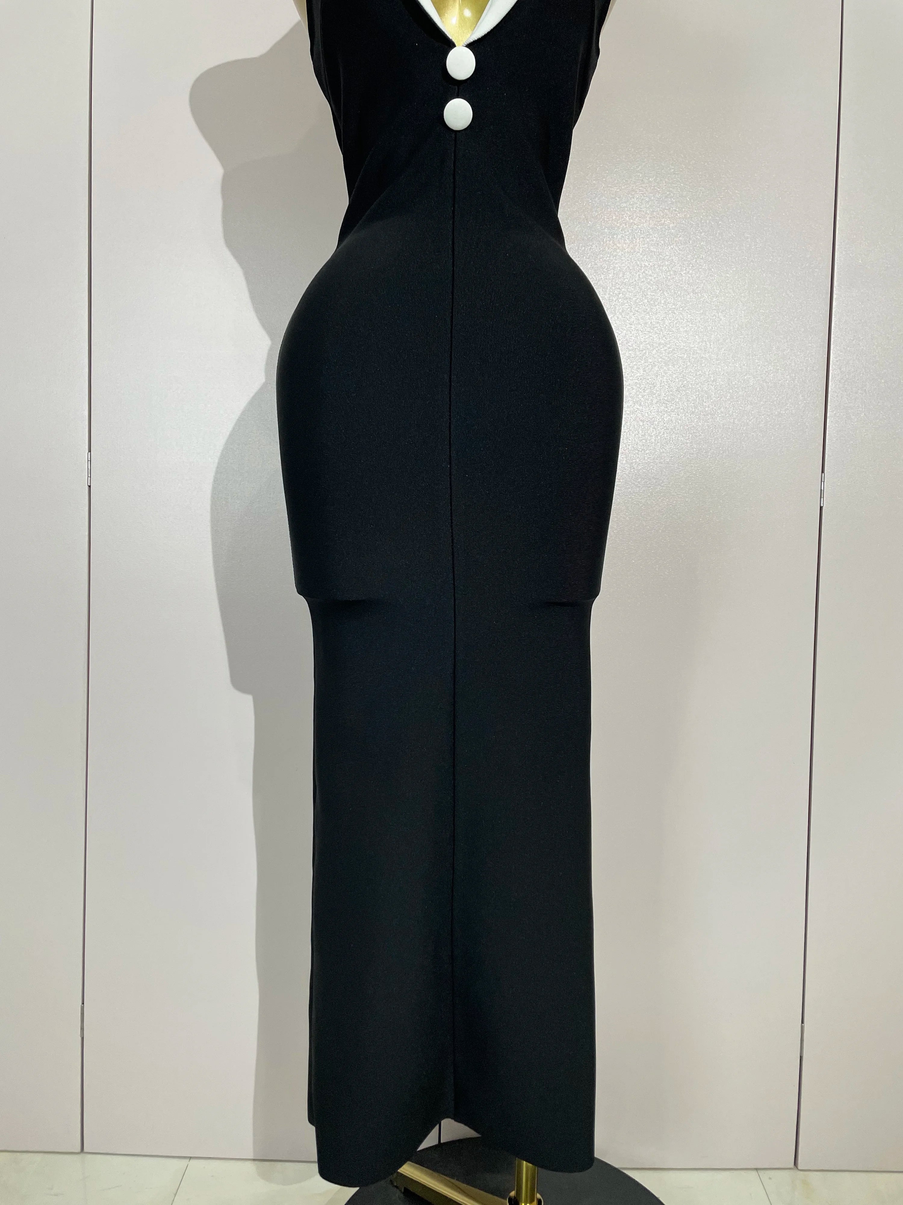 Women Sexy Halter Backless Sleeveless Bodycon Maxi Dress Celebrity Elegant Gown Club Birthday Evening Party Wedding Dresses