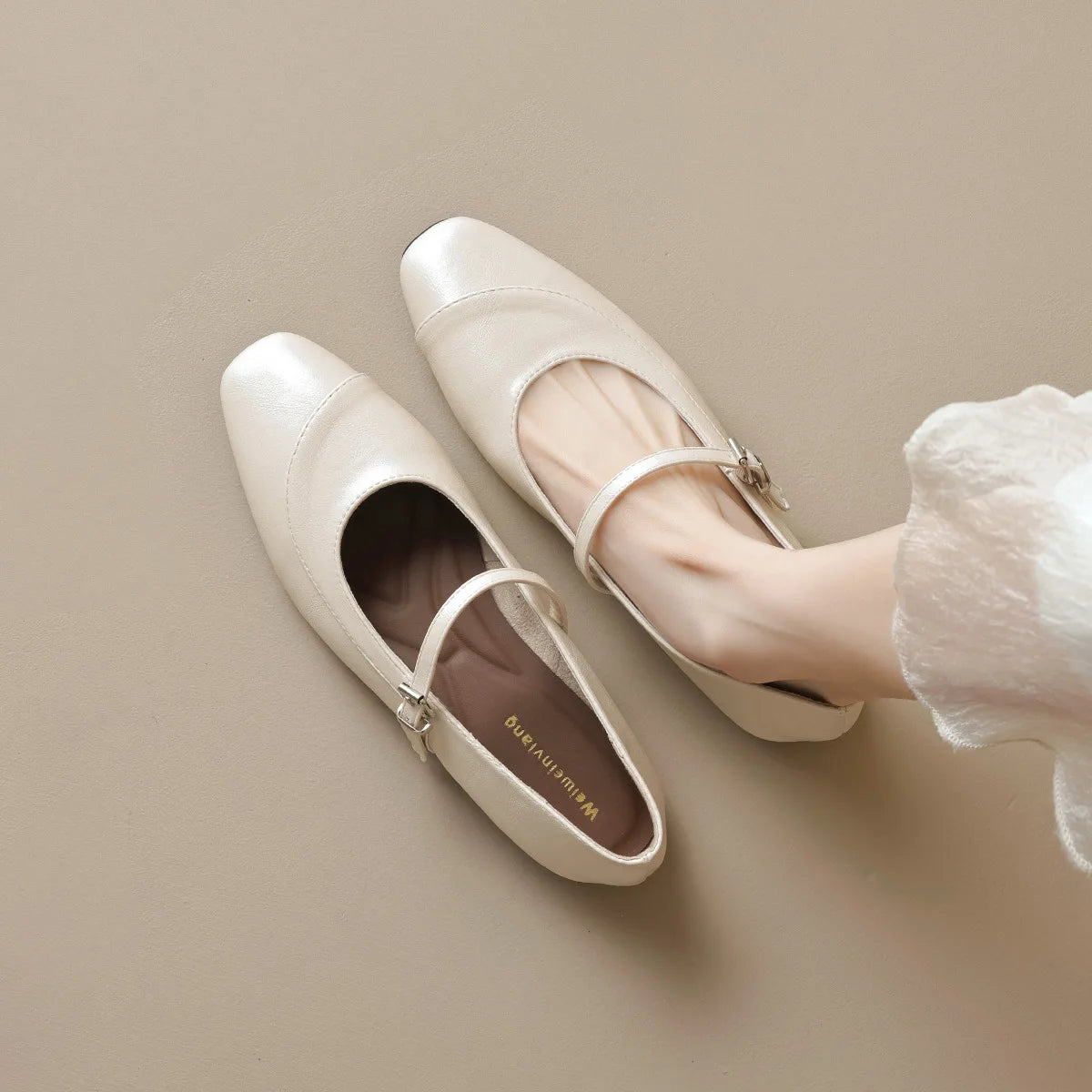 New spring women's shoes Fashionable design Marie-Jane shoes Women's casual high heels and boat shoes Office and party wear
