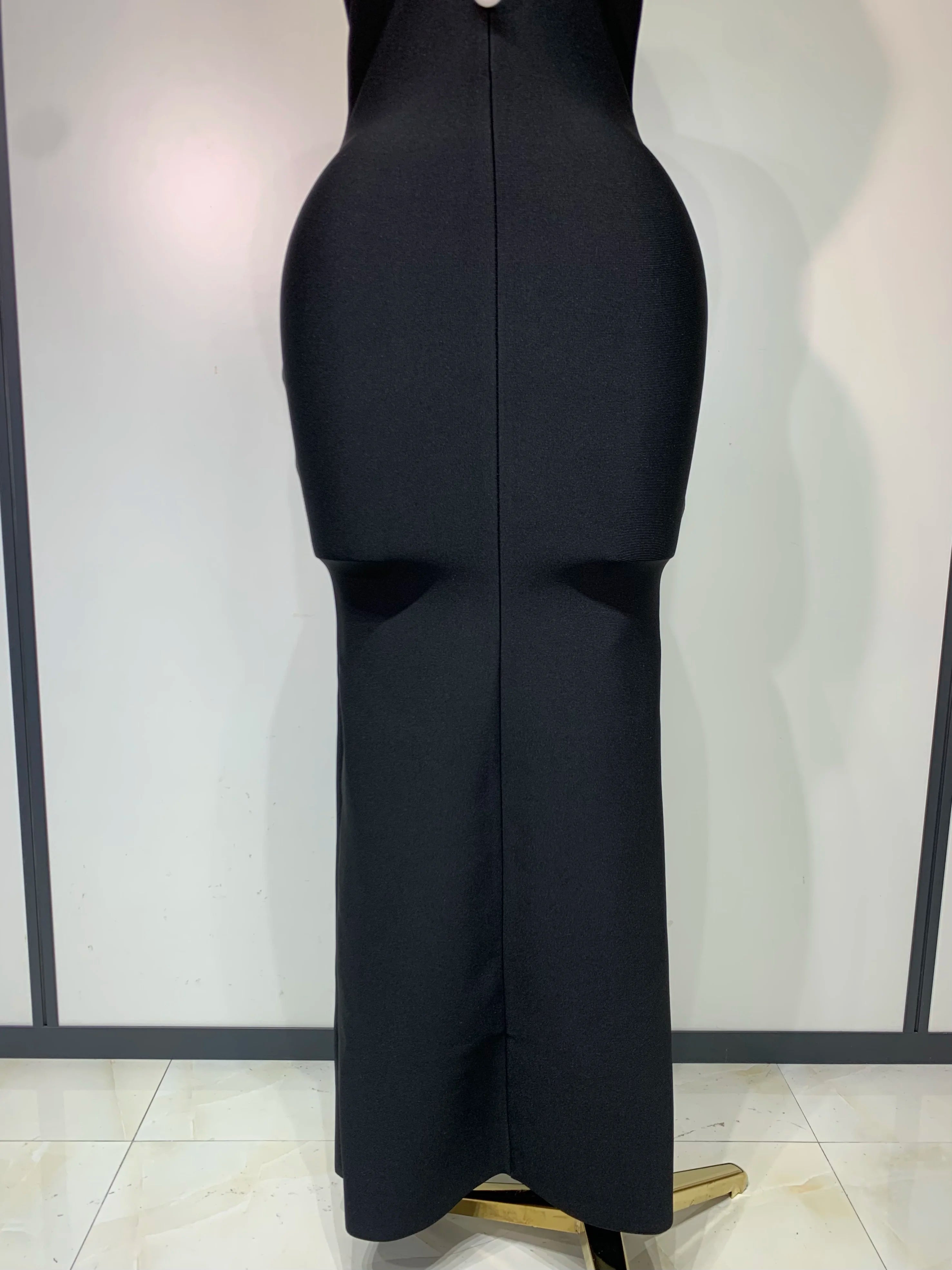 Sexy Halter Backless Maxi Dress For Women Celebrity Elegant Gown Sleeveless Bodycon Club Birthday Evening Party Wedding Dresses