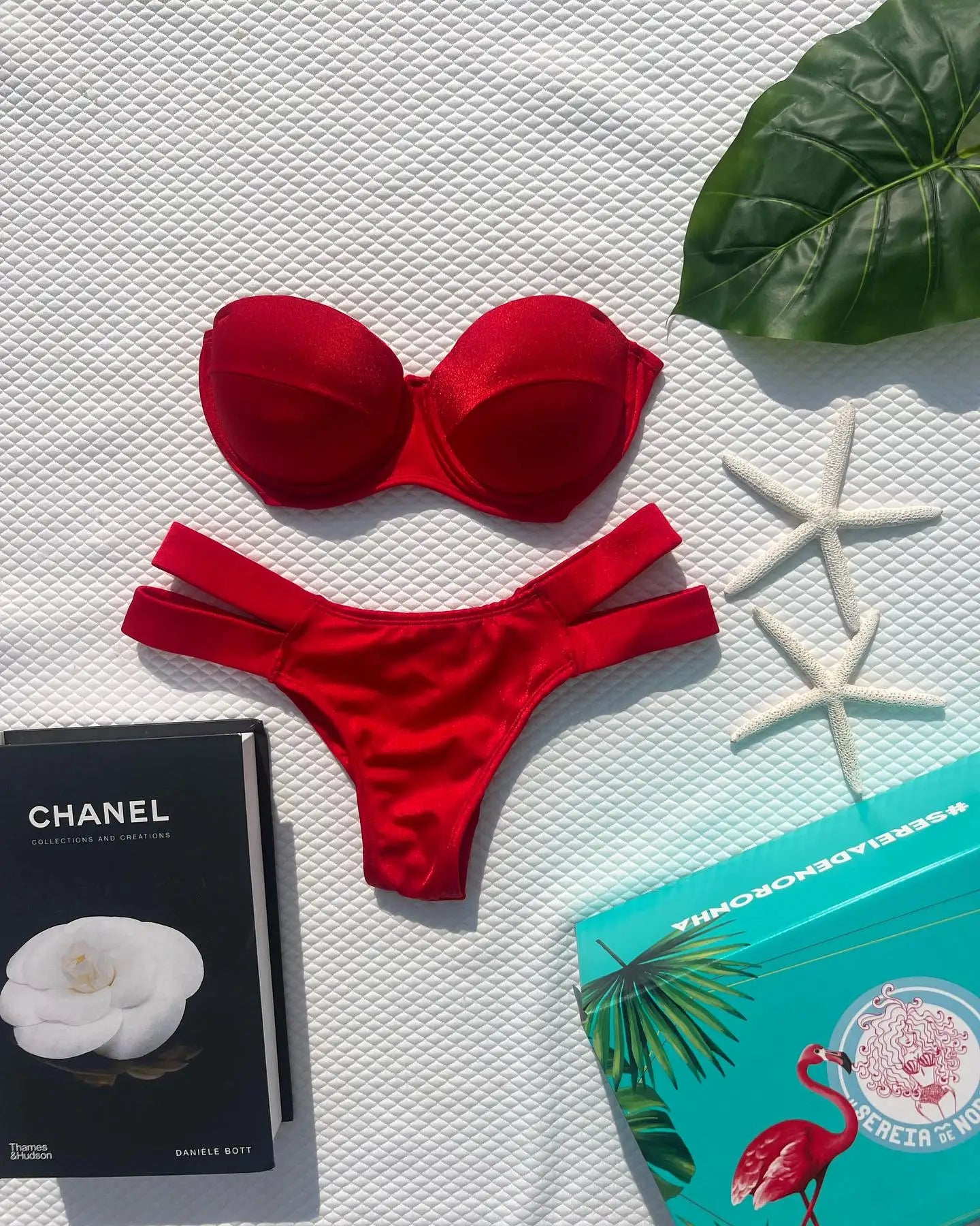 Summer Push Up Bikini Sets Solid Women's Swimsuit Vintage Print Swimwear Vacation Bathing Suit Sexy Summer Outfits Beachwear 6