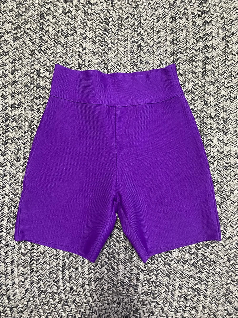 Women Sports Outfit Female Yoga Gym Fitness Black Gray White Running Rayon Bandage Shorts Pants PURPLE