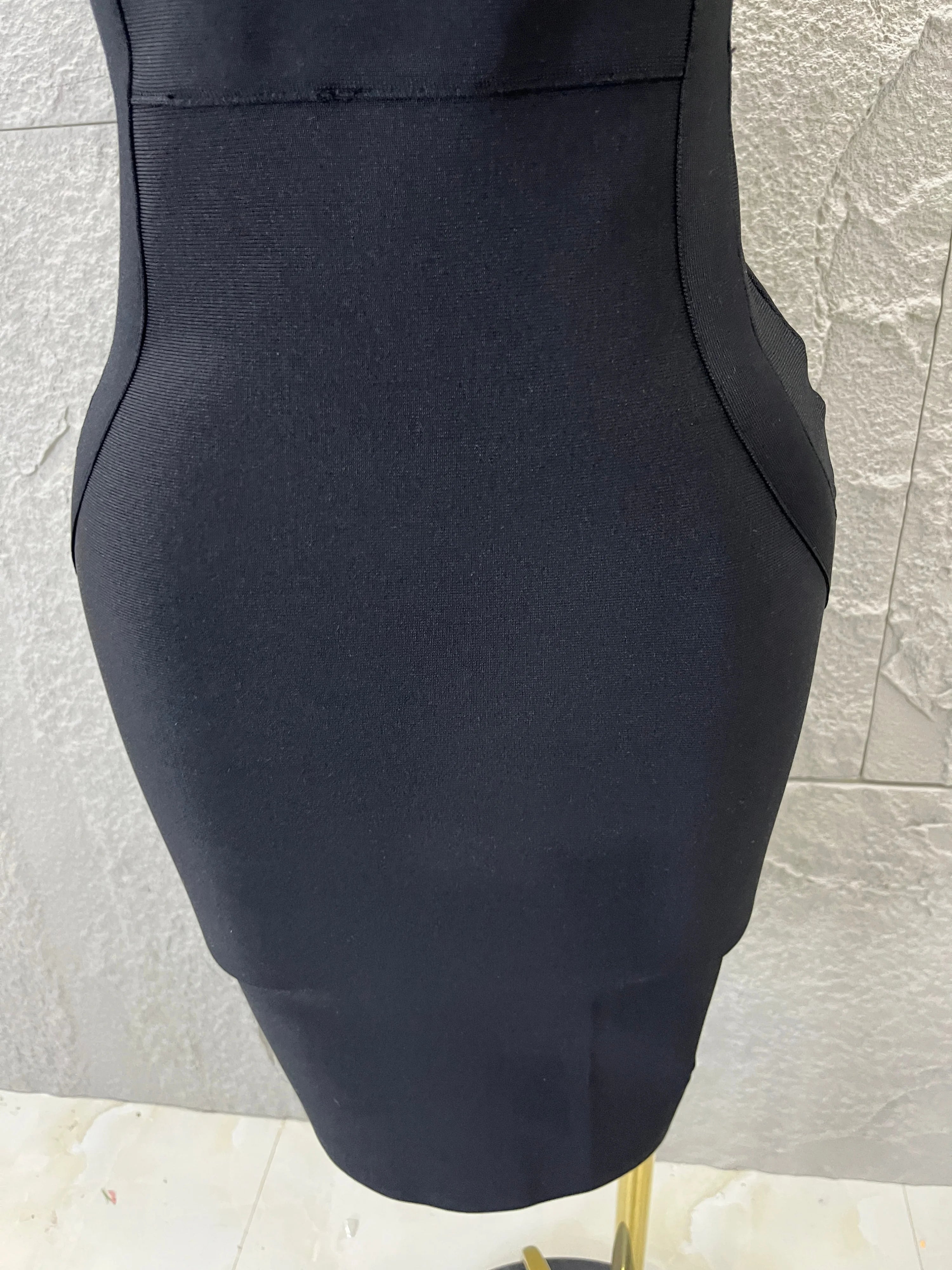 Elegant Sweetheart Neck Bandage Dress Crisscross Bust Slim Fit Midi Evening Banquet Formal Dinner Wedding Guest Cocktail Outfit