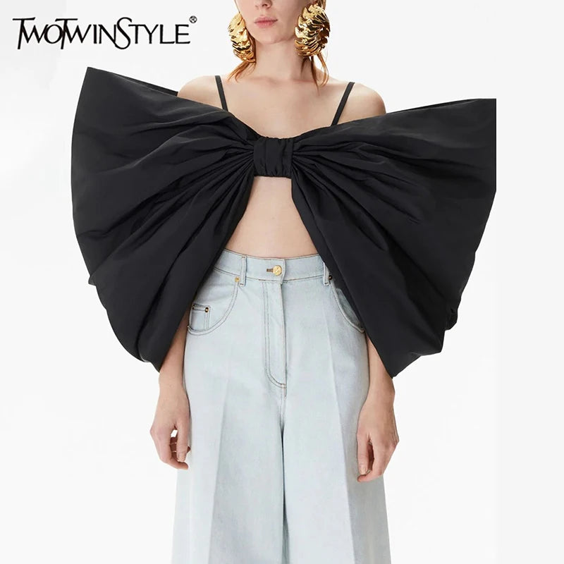 Solid Sexy Slimming Bowknot Tank Tops For Women Square Collar Sleeveless Backless Designer Camisole Vest Female New