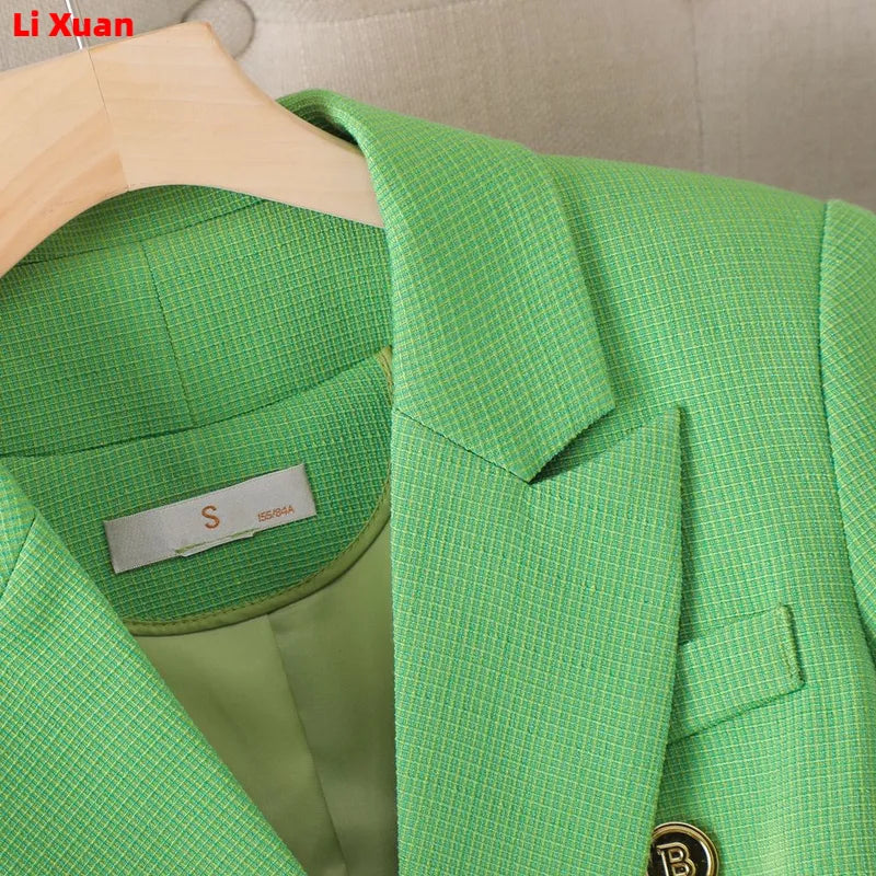 Autumn Winter Formal Ladies Fashion Blazer Women Business Suits with Sets Work Wear Office Casual Pants Jacket Suit