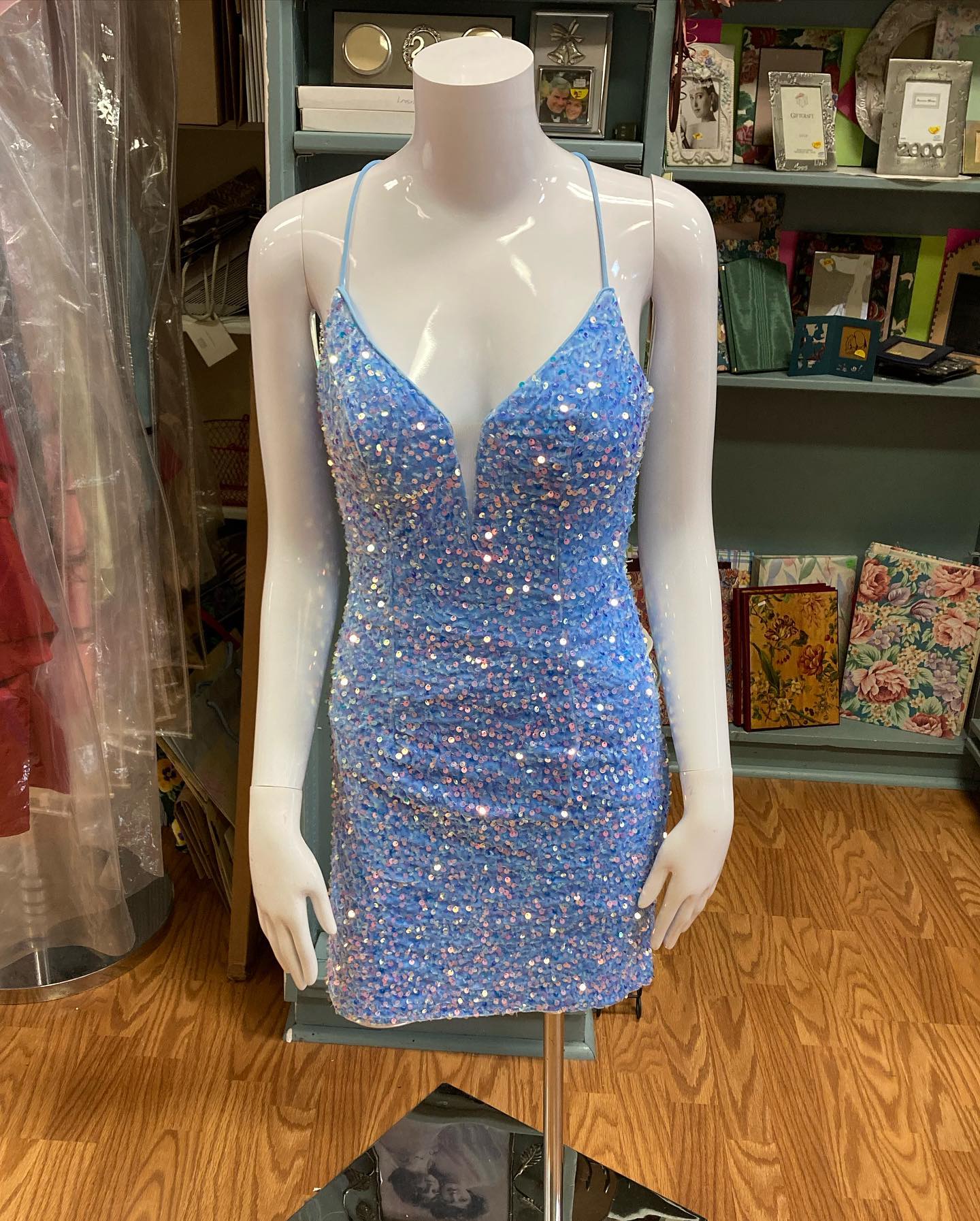 Sequin Velvet Cocktail NYE Dress 2024 Sexy Lady Short Formal Event Homecoming Party Gown Club Night Hoco Gala Interview Red Blue Light Blue