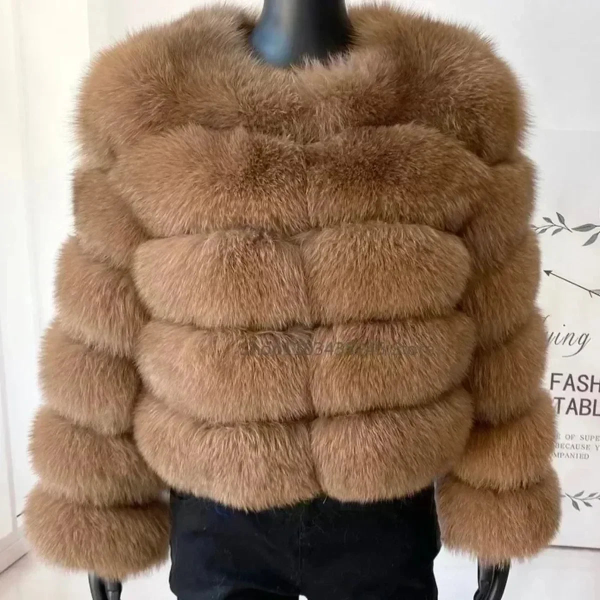 Women's Fashion Faux Fur Coat Super Hot Autumn Winter Women Short Faux Fox Fur Fluffy Jacket High Quality 5xl Ladies Furry Coats