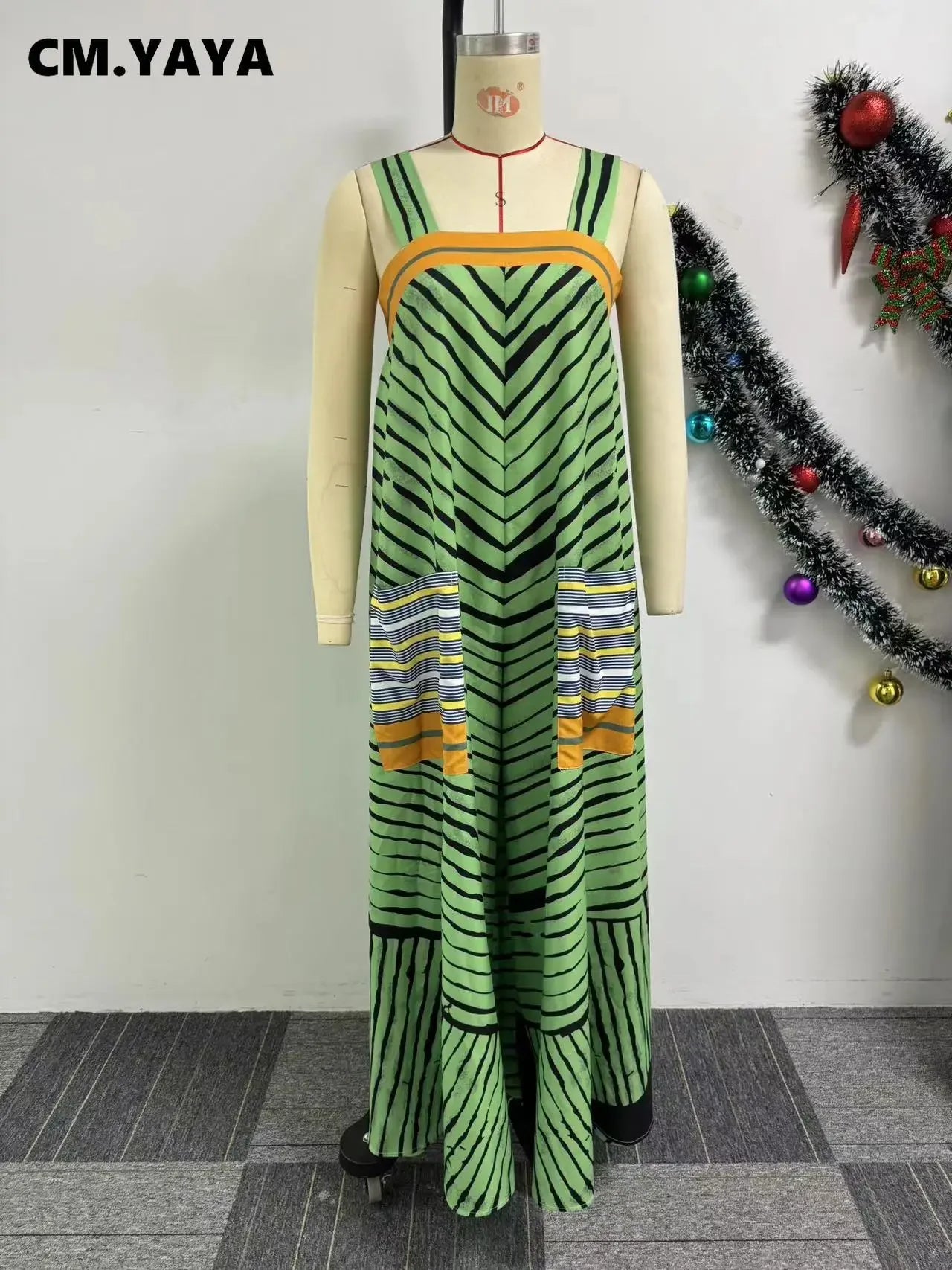 Women Striped Wide Leg Straight Strap Tank Wide Leg Haren Sleeveless Jumpsuit 2024 Street Playsuit One Piece Suit Romper