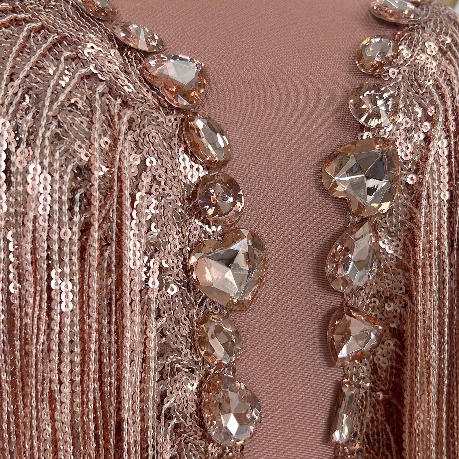 Flashing Diamond Fringes Sleeveless Tight Bodysuit Women Celebrity Performance Dance Singer Costume Stage Nightclub Outfit Shuye