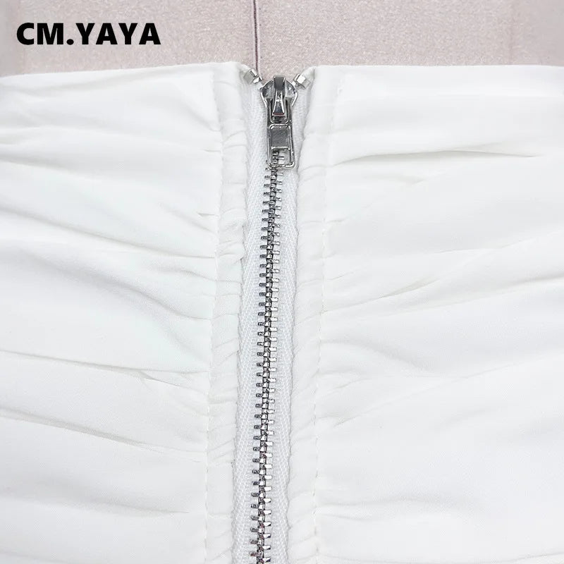 2024 Spring/Summer A-Line Women Skirt Satin Ruffles 3D Floral Decorations Night Club Party Hip-Wrapped Short Skirts