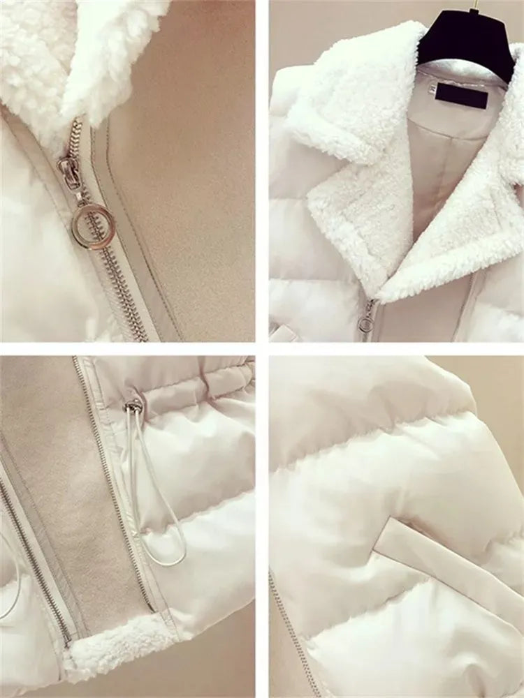 Winter New Warm Sweater 3 piece set Women Korean Fashion Sweet Heart-shaped beaded Sweater +Lamb wool vest +Pants Suits