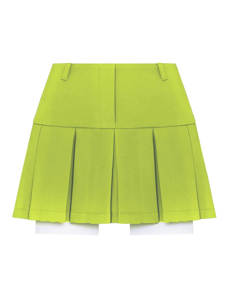 Taruxy – ensemble deux pièces décontracté pour femme, tenue d'automne, noir, assorti avec jupe et Blazer, haut court, nouvelle collection 2022