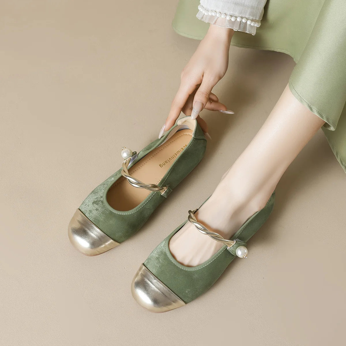 2024 New Women's Round Toe Flat Shoes - Casual Fashion Spring/Autumn Office Work Pumps Slip-On Comfort Ladies Flats New Arrival