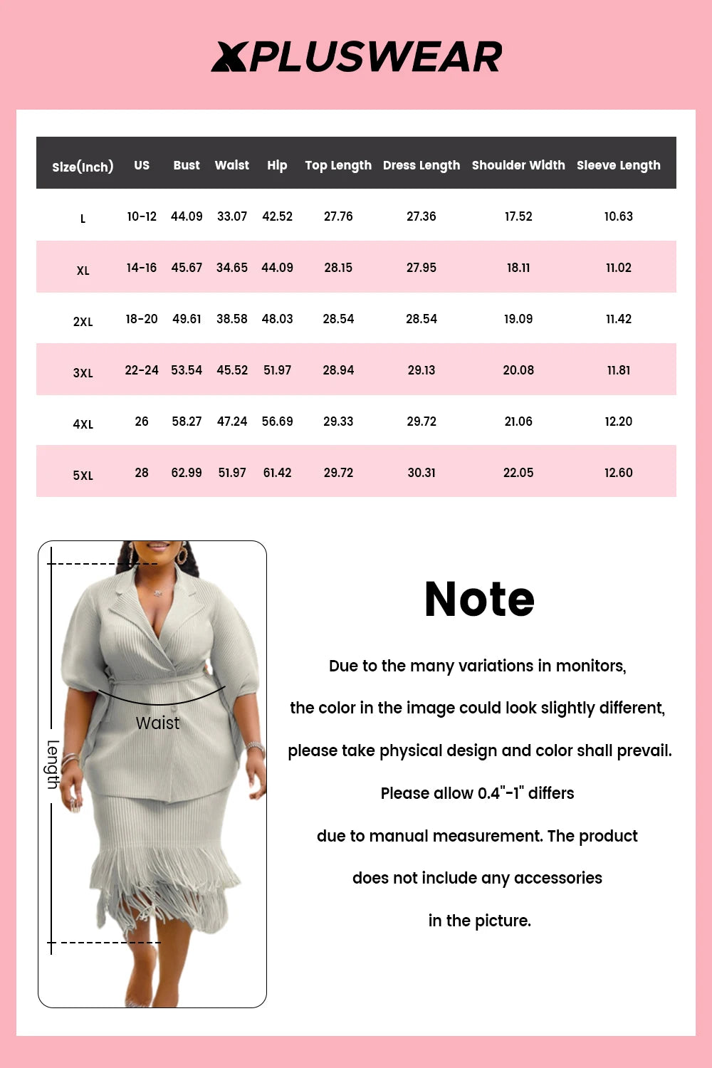 Plus Size Mother Of The Bride Grey Turndown Collar Flare 3/4 Sleeve Strappy Two Piece Skirt Sets