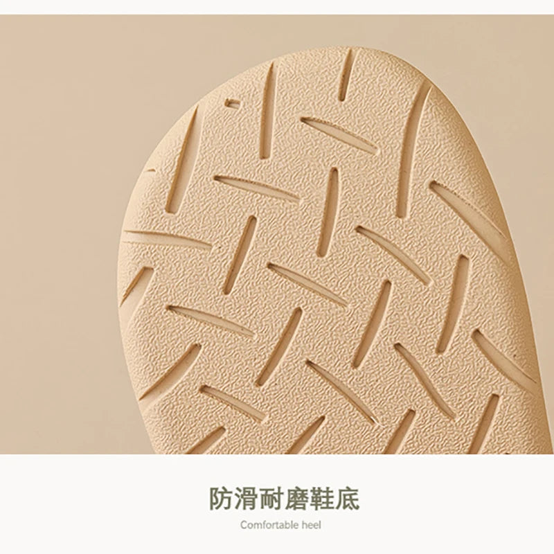 2024 Summer Women's Outdoor Flat Sandals Korean Style Simple Fashion Flat Shoes Ladies Casual Shoes Size 41-43