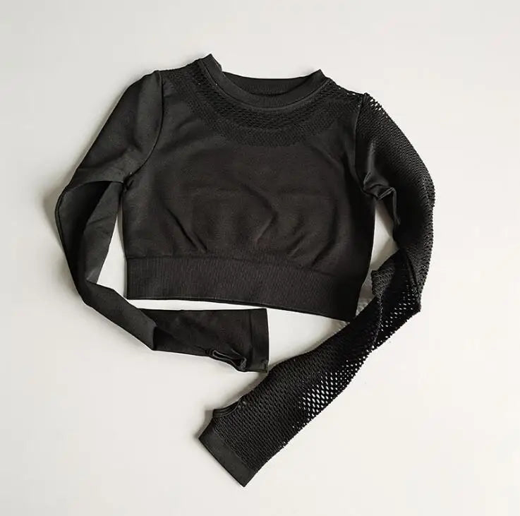 1/2Pcs Seamless Yoga Set Women Gym Sportswear Outfit Yoga Pant Leggings One Shoulder Sports Bra Workout Cloth Tracksuit black top