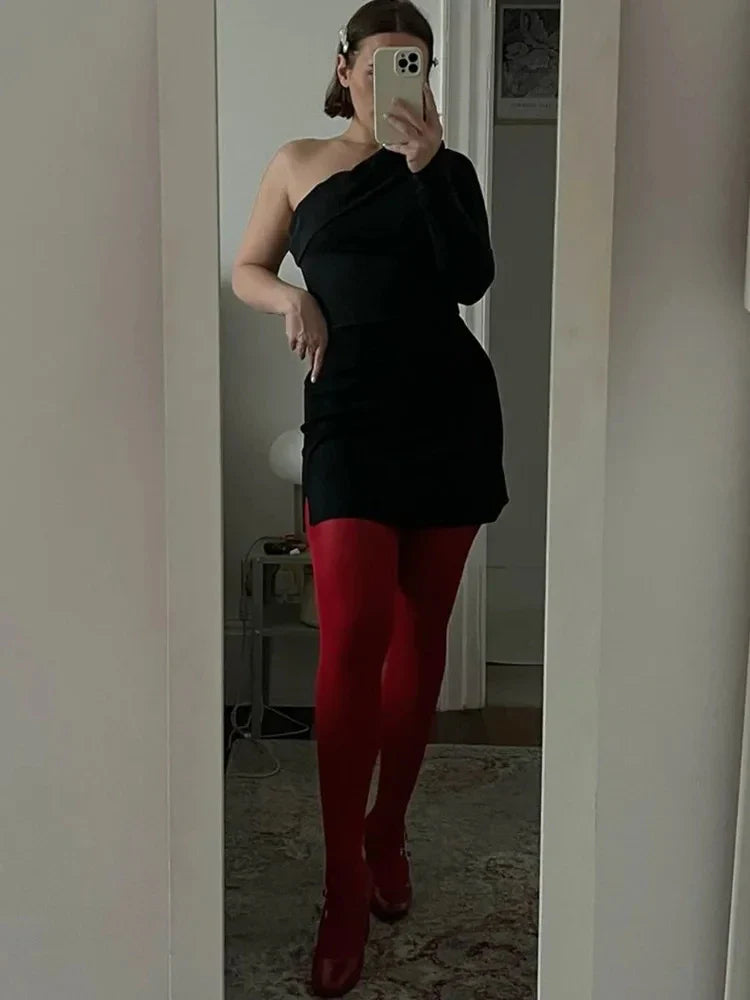 New Red Pantyhose Female Year Red Socks Tights Women Stockings Slim Lingerie Anti-hook Silk Velvet Wedding Bride's Leggings ##