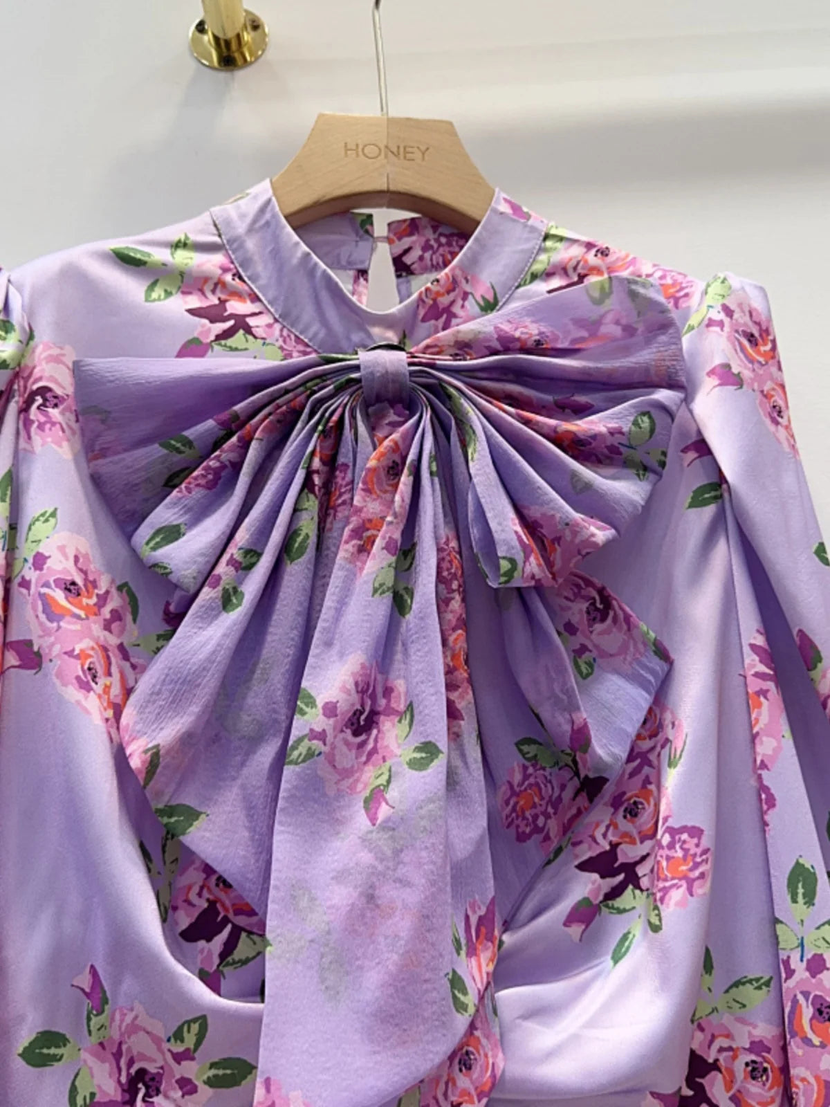 Broken Flower Blusas Mujer Bow Shirts & Blouses Elegant Tmeperament Women Clothing Full Sleeve Camisas 2025 Korean Style Ropa