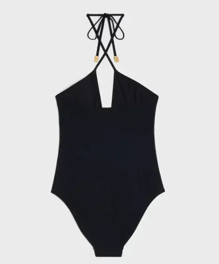 Women Black Triangle Bikini Ins Design Luxury Swimwear Fashion Beach Summer Swim Wears 2306black