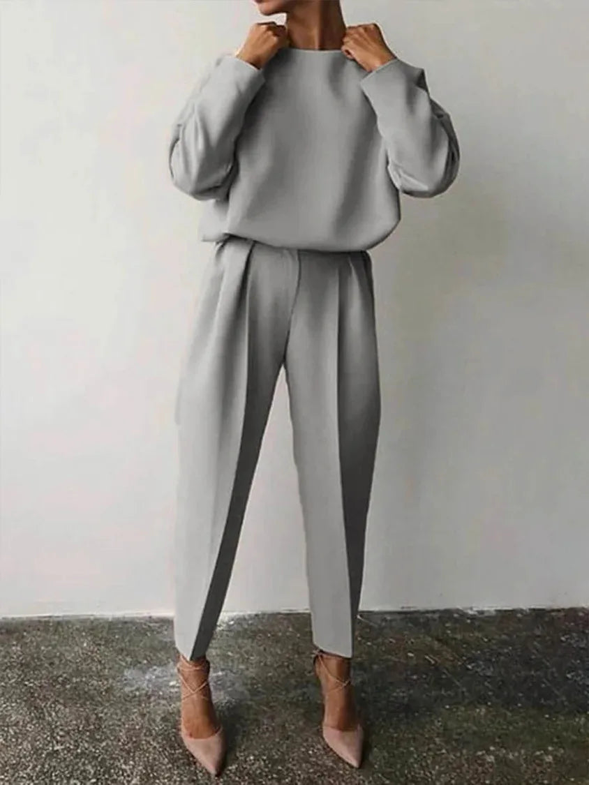 2 Piece Sets Women Outfits Simple Solid Tracksuit Drawstring Sportswear Joggers 2pcs Sets Spring Autumn Winter Clothing 3xl