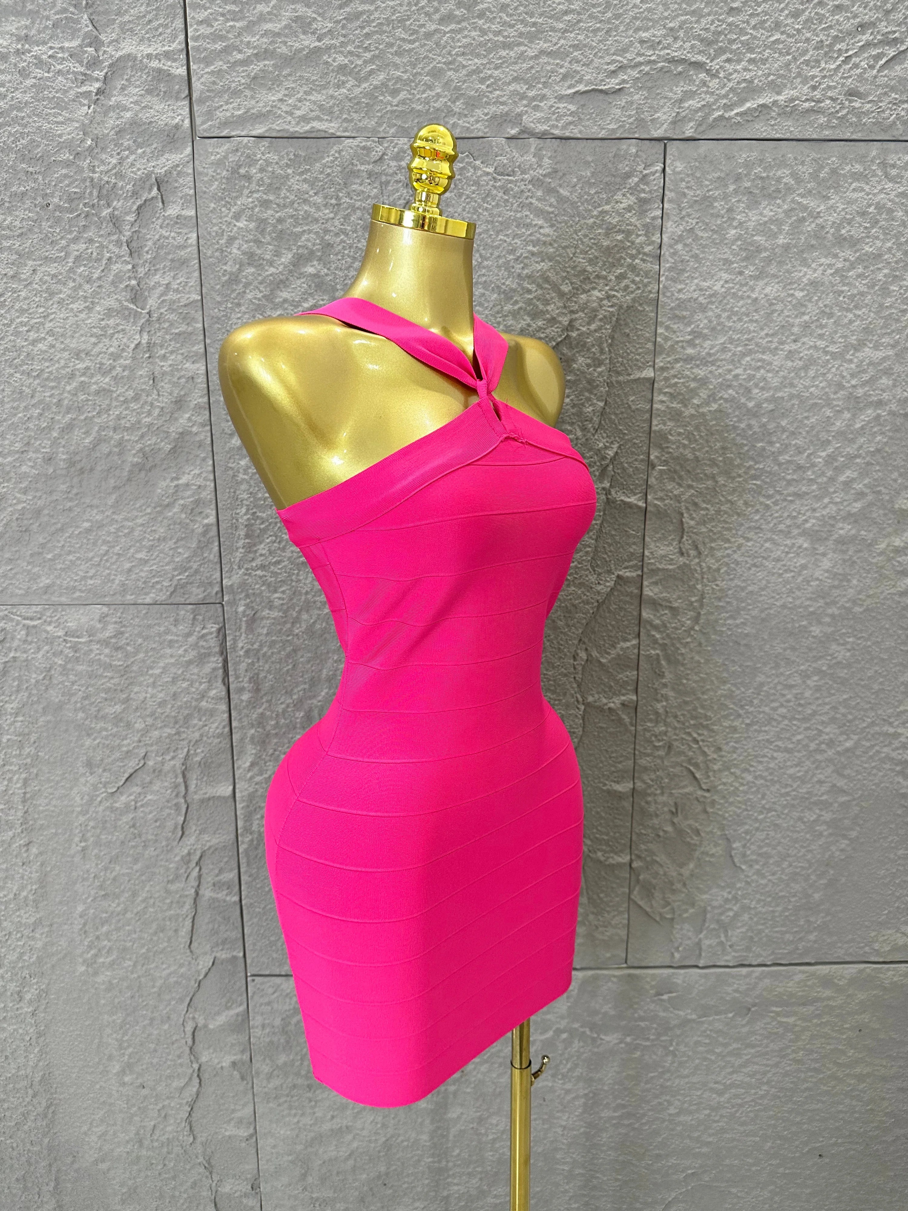 Sexy Deep V Red 3D Flower Applique Dress Slim Fit Bodycon Bandage Night Out Wedding Guest Club Cocktail Evening Party Outfit