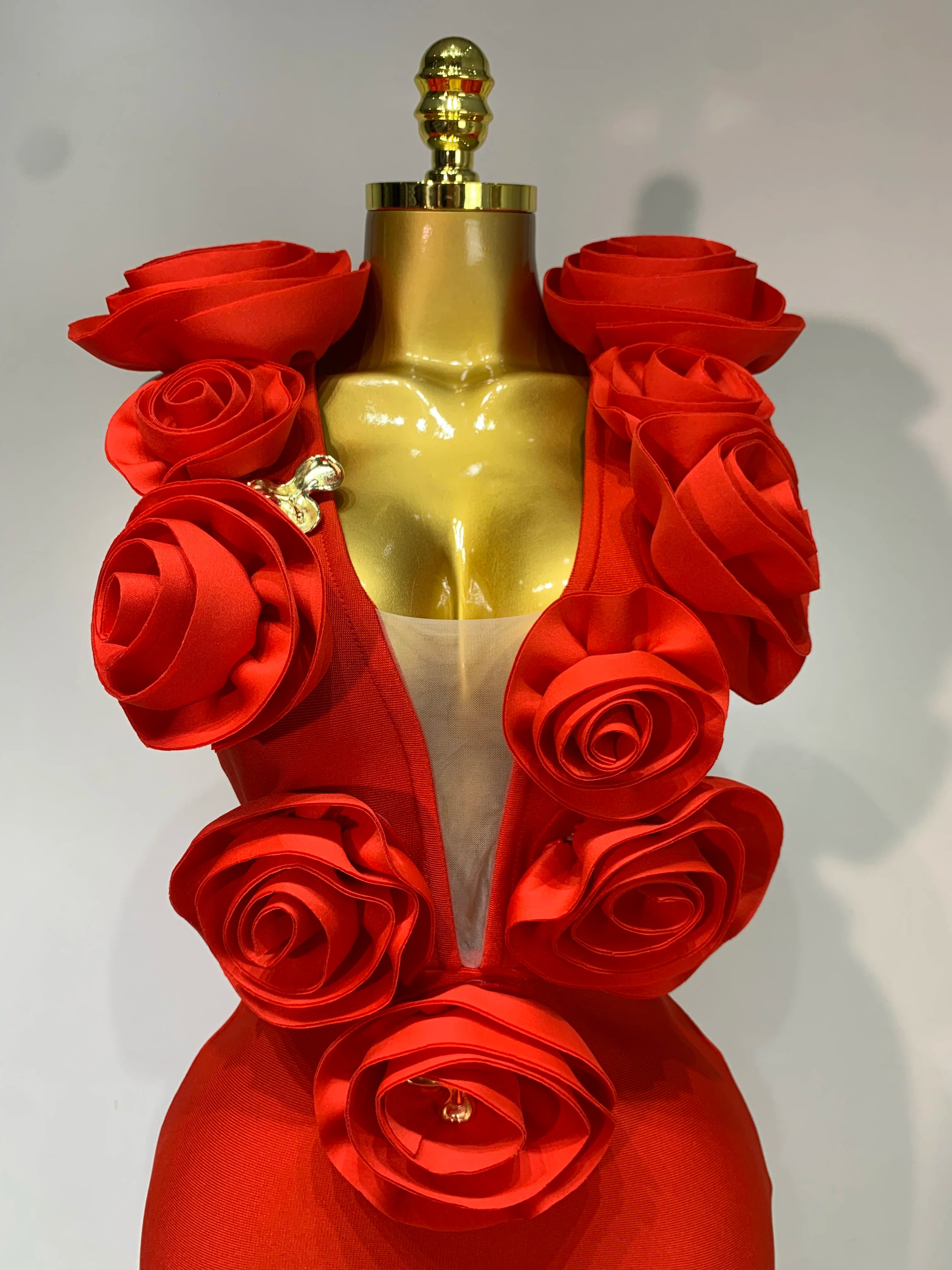 2025 New Fashion 3D Flower Sleeveless Bodycon Bandage Dress Women Celebrity Elegant Party Club Luxury Birthday Dress Vestidos 