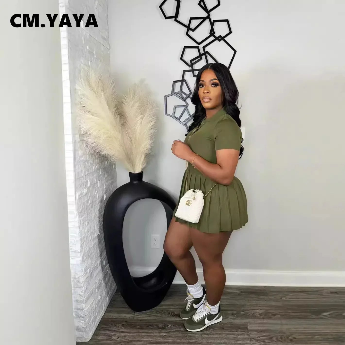 Fashion Sport Women's Set Pleated Mini Skirt and Short Sleeve T-shirt Top 2024 Street Two 2 Piece Dress Sets Outfits