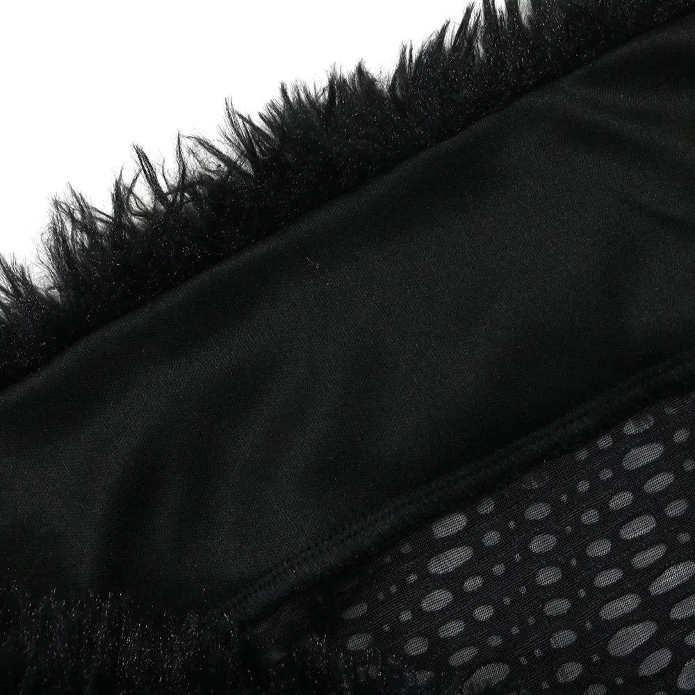 2025 Spring Women's Set Long Sleeve Fur Slash Neck T-shirt + Pants Sexy Streetwear Two 2 Piece Sets Outfits Tracksuit