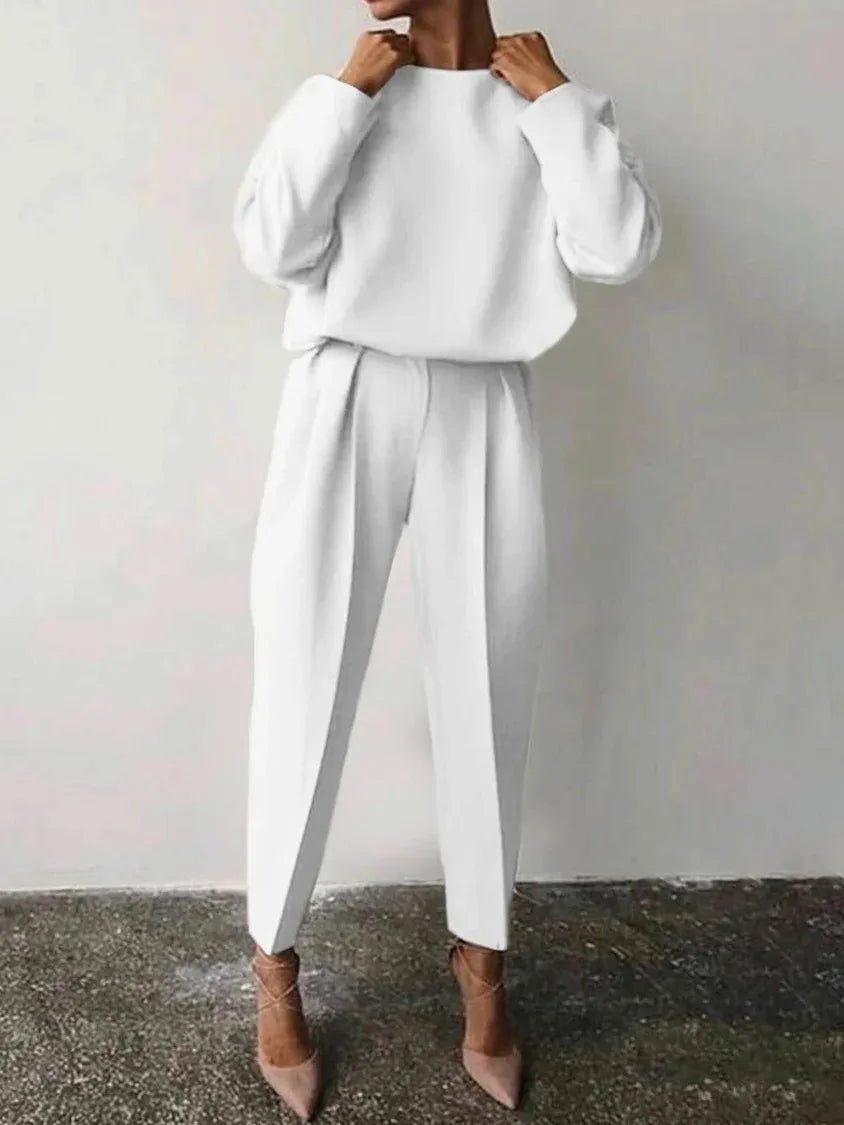 2 Piece Sets Women Outfits Simple Solid Tracksuit Drawstring Sportswear Joggers 2pcs Sets Spring Autumn Winter Clothing 3xl