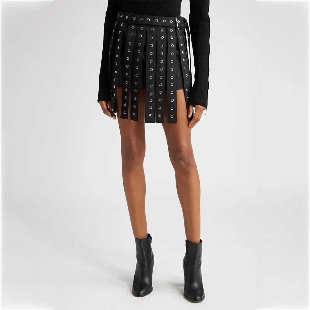 Solid Patchwork Belts Blazers For Women Notched Collar Long Sleeve Patchwork Single Breasted Chic Blazer Female New Black Skirt