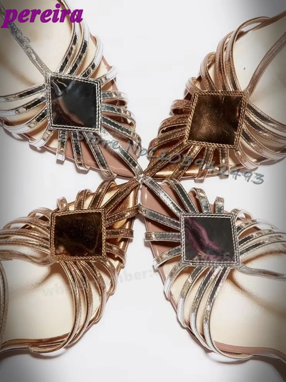 Womens Strappy High Heels Open Toe Sandals Fashion Summer Party Shoes Ladies Elegant Wedding Dress Shoes Red And White Color Ava