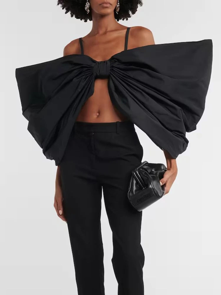 Solid Sexy Slimming Bowknot Tank Tops For Women Square Collar Sleeveless Backless Designer Camisole Vest Female New