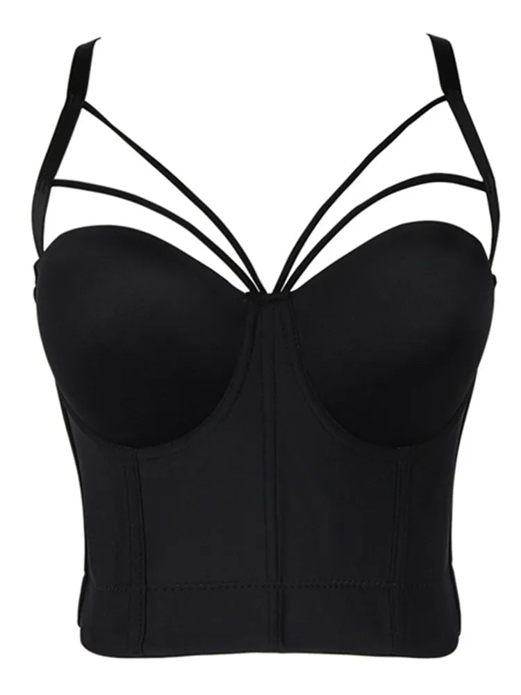 5 Colors Women Sexy Designer Summer V Neck Nude Black White Red Pink Cotton Camisole Tops Ladies Camis Crop Tops black