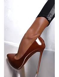 Classic Dark Blue Pointed Toe Sandals Women Shiny Leather High Heels Stiletto Solid Color Shallow Summer Pull On Slip On Shoes