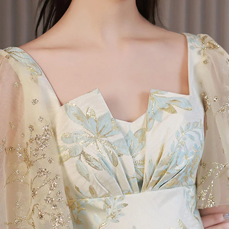 Daily Can Wear French Dress Floral Homecoming Dresses Dress Small Banquet Prom Dresses For Special Events