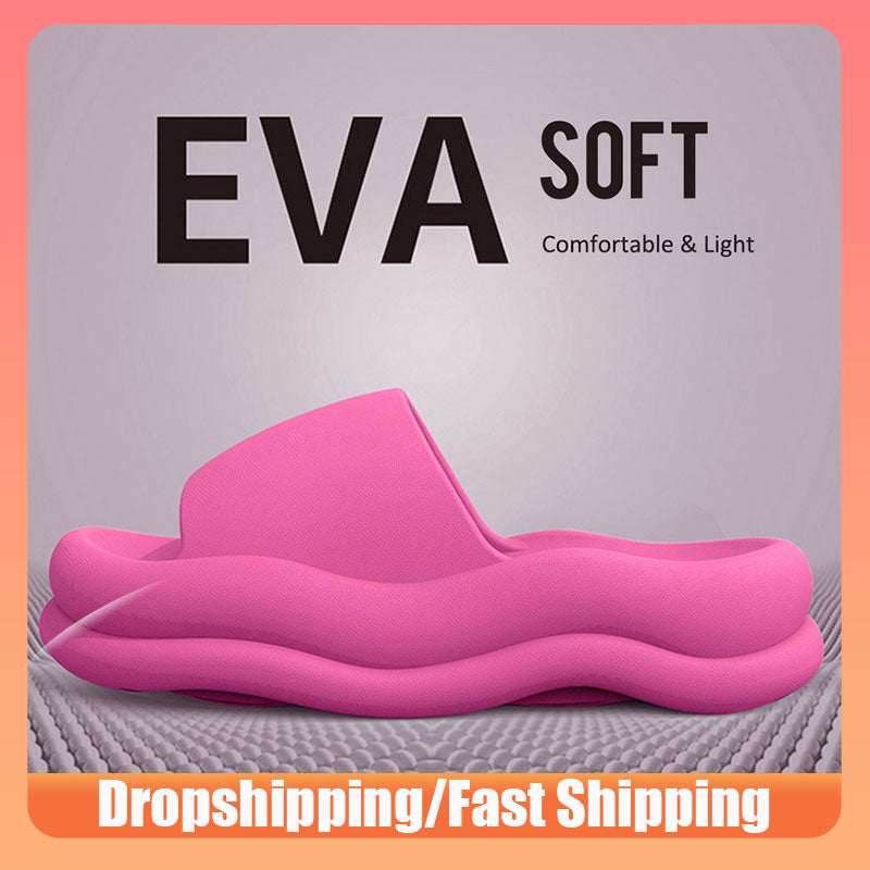 Women Soft Sole Cloud Slippers Summer Beach Thick Platform Slipper Sandals Women Fashion Eva Slippers For Home Flip Flops Woman