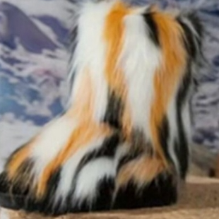 Plus Size Women's Shoes Fashion All-match Fur Boots Women's Shoes