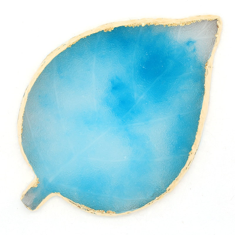 1PC Round Resin Agate Stone Nail Art Palette False Nail Tips Mixing Color Drawing Pallet Gel Polish Display Shelf Manicure Tool 2