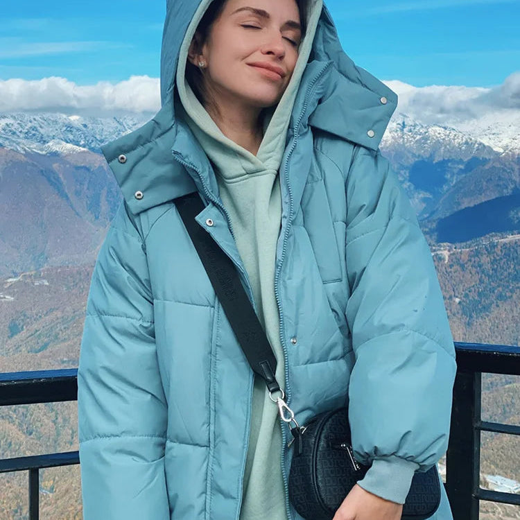 -20 degrees Winter Women long Parkas Jackets Casual Hooded Thick Warm Windproof Parkas Coat Fashion Female outwear Long parkas