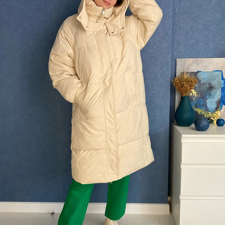 -20 degrees Winter Women long Parkas Jackets Casual Hooded Thick Warm Windproof Parkas Coat Fashion Female outwear Long parkas