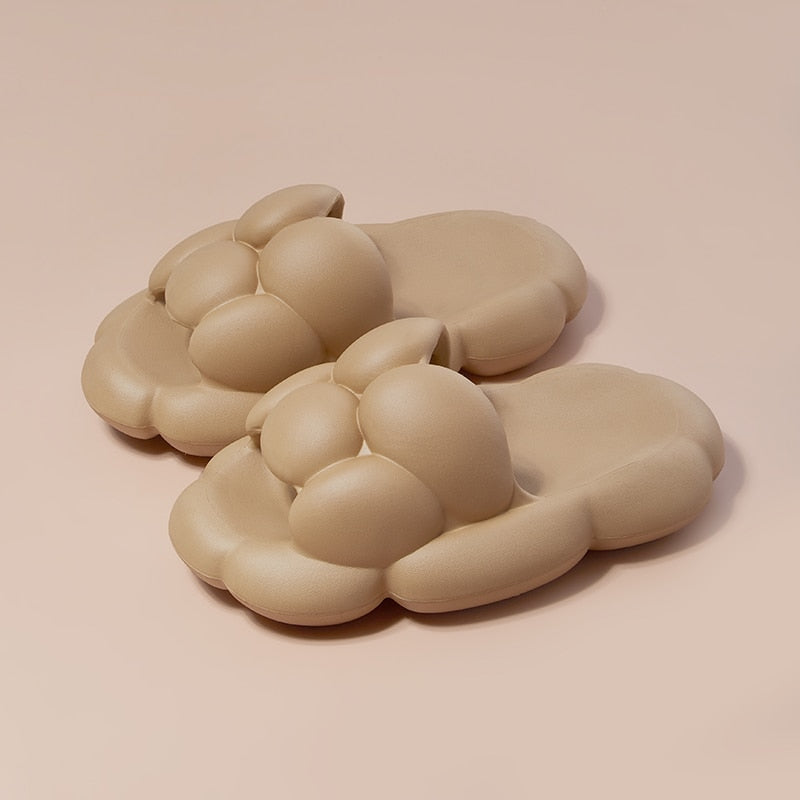 2024 Lightweight EVA home sandals and slippers Women's thick soles household indoor anti-skid shoes Home couple shoes Zapatos brown 5024