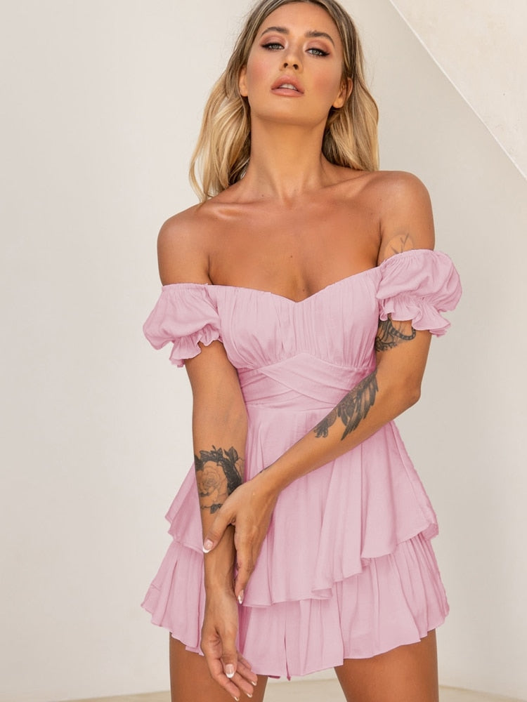 2024 New Jumpsuit Solid Color Casual Summer Women's Short Pants