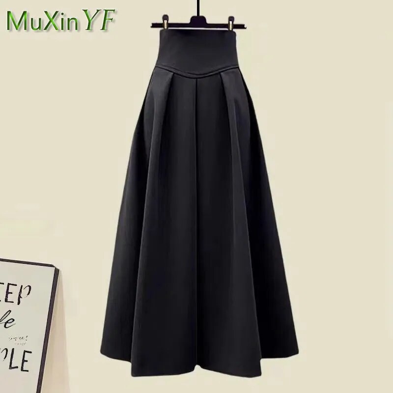 2024 Spring Autumn New in Matching Sets Women's Fashion Slim Bow Sweater+High Waist Skirt Two-piece Set Korean Chic Dress Suit