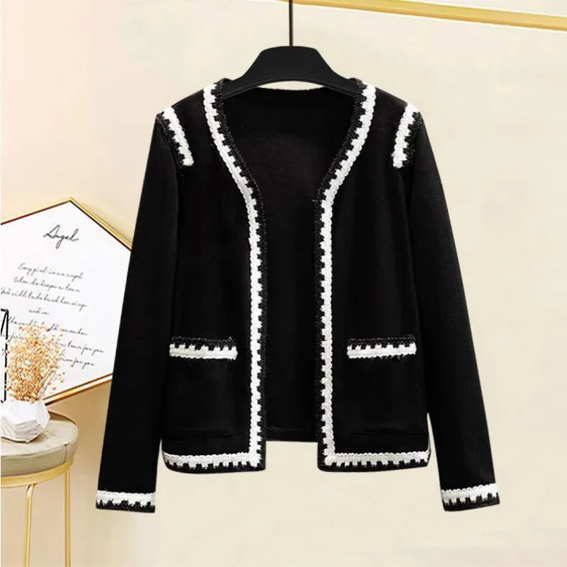 2024 Spring/Summer Korean Edition Skirt Women's New Fashion Versatile Style Top Coat Casual Slim Skirt Two Piece Set