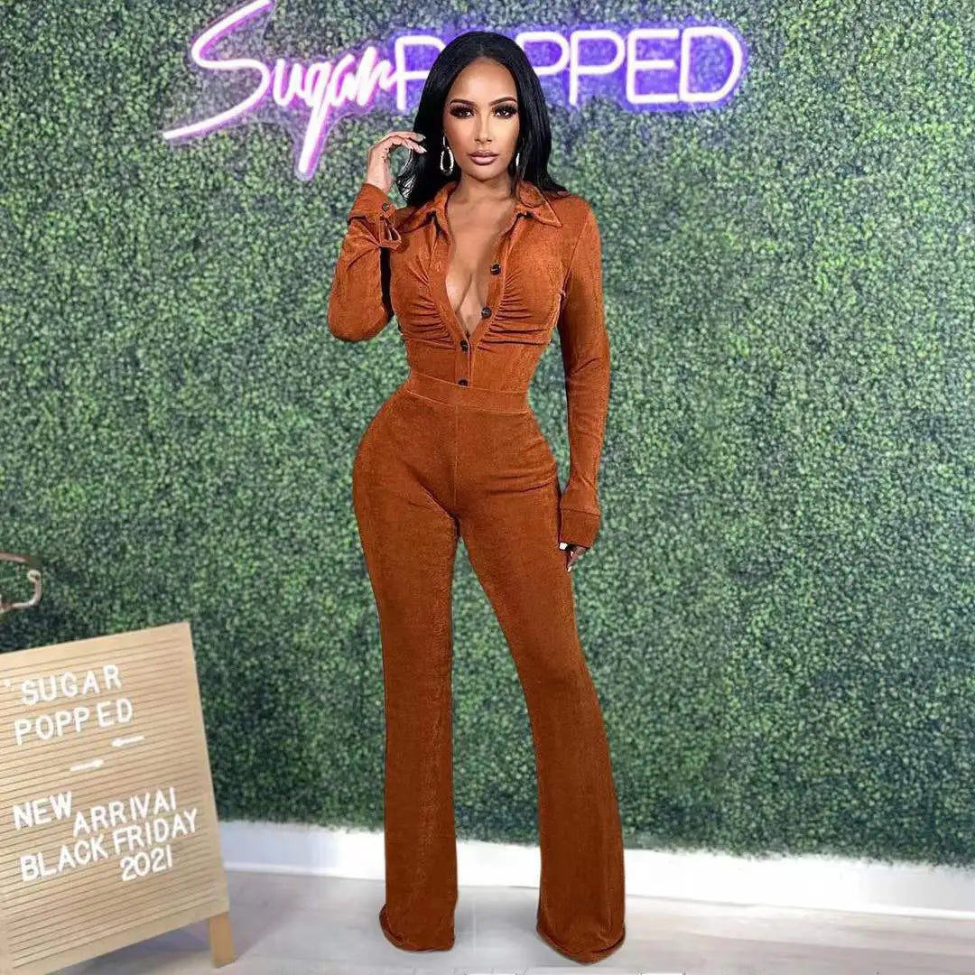 2024 Spring Women Casual Solid Velvet Sets Elegant Long Sleeve Top Pant Suits Female Two Piece Trouser Sets Fashion Tracksuit