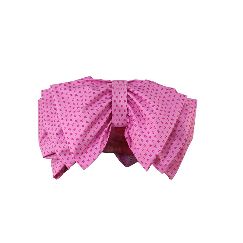 2024 Summer Letter Print Big Bow Crop Top Elegant Women Sexy Strapless Layered Bowknot Backless Shirt Casual Clothing Party Tops